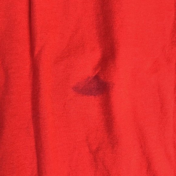 Under Armor FTBL Red Graphic Print T-Shirt Mens Size XL C102 - Picture 7 of 7